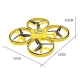 Smart Gesture Control UFO Drone – Mini Quad with Watch Remote