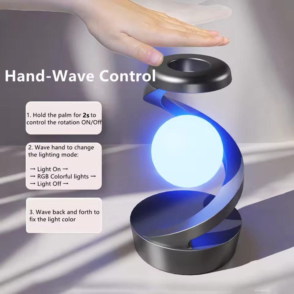 Levitating Orb Lamp – Floating RGB Wireless Charger