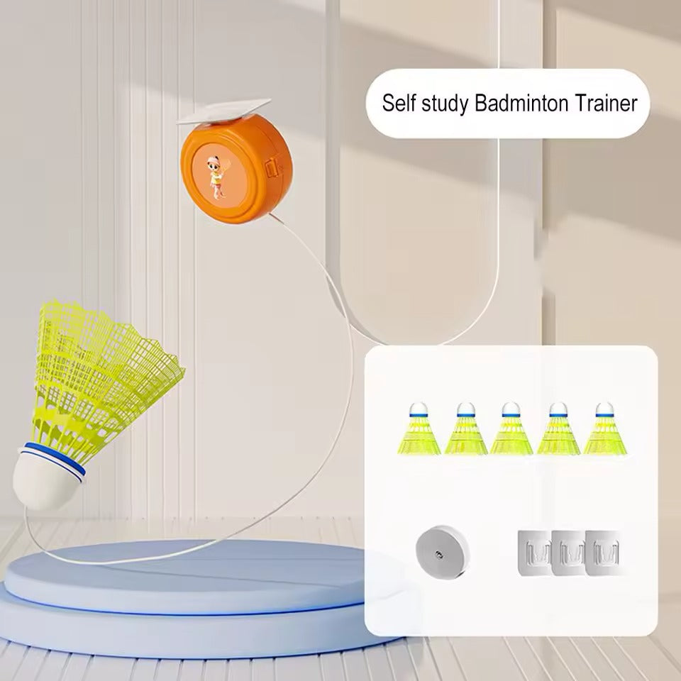 Self-Study Badminton Trainer – Adjustable Height Practice Tool