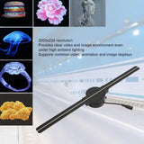 3D Hologram Fan Projector – WiFi LED 3D Advertising Display (16.5in / 224 LED Beads)