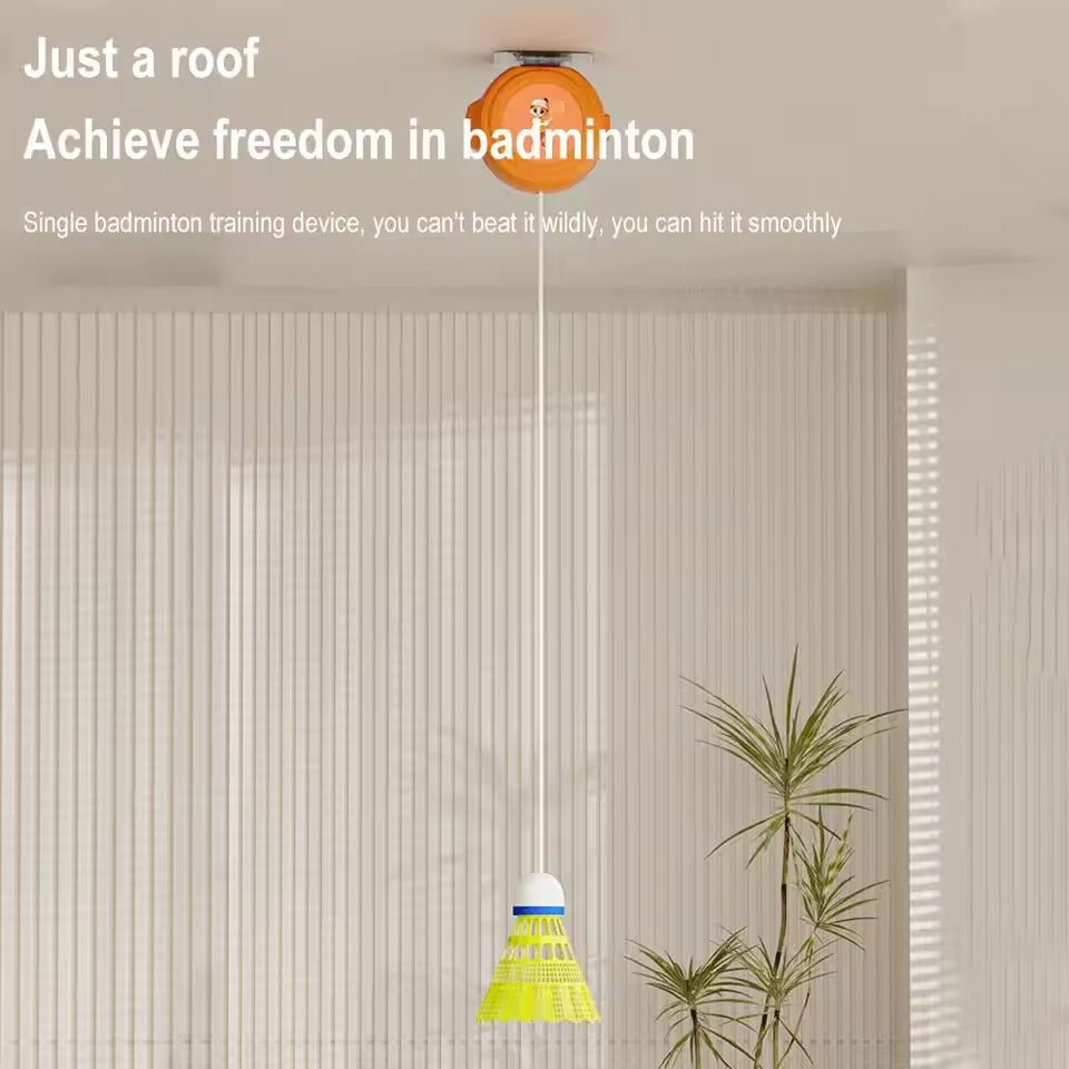 Self-Study Badminton Trainer – Adjustable Height Practice Tool