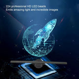 3D Hologram Fan Projector – WiFi LED 3D Advertising Display (16.5in / 224 LED Beads)