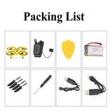 Smart Gesture Control UFO Drone – Mini Quad with Watch Remote