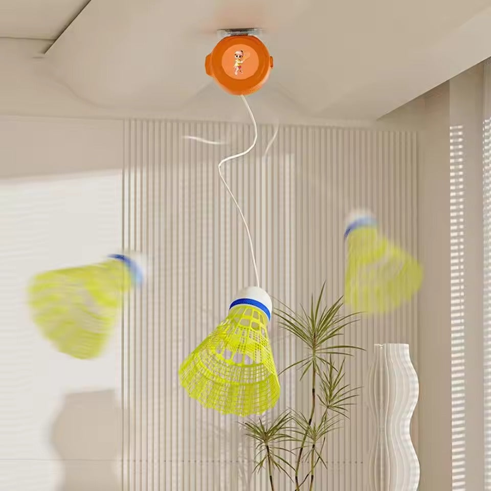 Self-Study Badminton Trainer – Adjustable Height Practice Tool