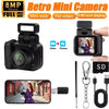 Retro Mini Keychain Camera – HD 1080P Pocket Camera with Screen