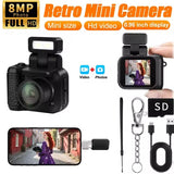 Retro Mini Keychain Camera – HD 1080P Pocket Camera with Screen