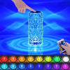 Crystal LED Table Lamp – 16 Color Rose Light Projector