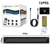 RGB LED Matrix Panel – Programmable Display for Cars, Rooms & Setups