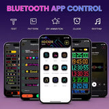 RGB LED Matrix Panel – Programmable Display for Cars, Rooms & Setups