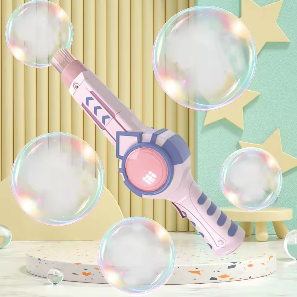 Elastic Smoke Bubble Machine – Portable Smog Bubble Blower Wand